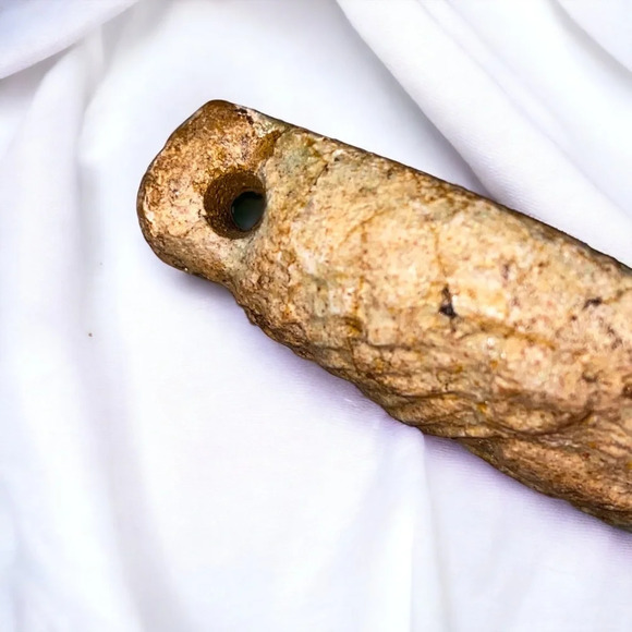 Ancient Egyptian Artifact Egypt Faience Clay Pendant - Picture 3 of 3